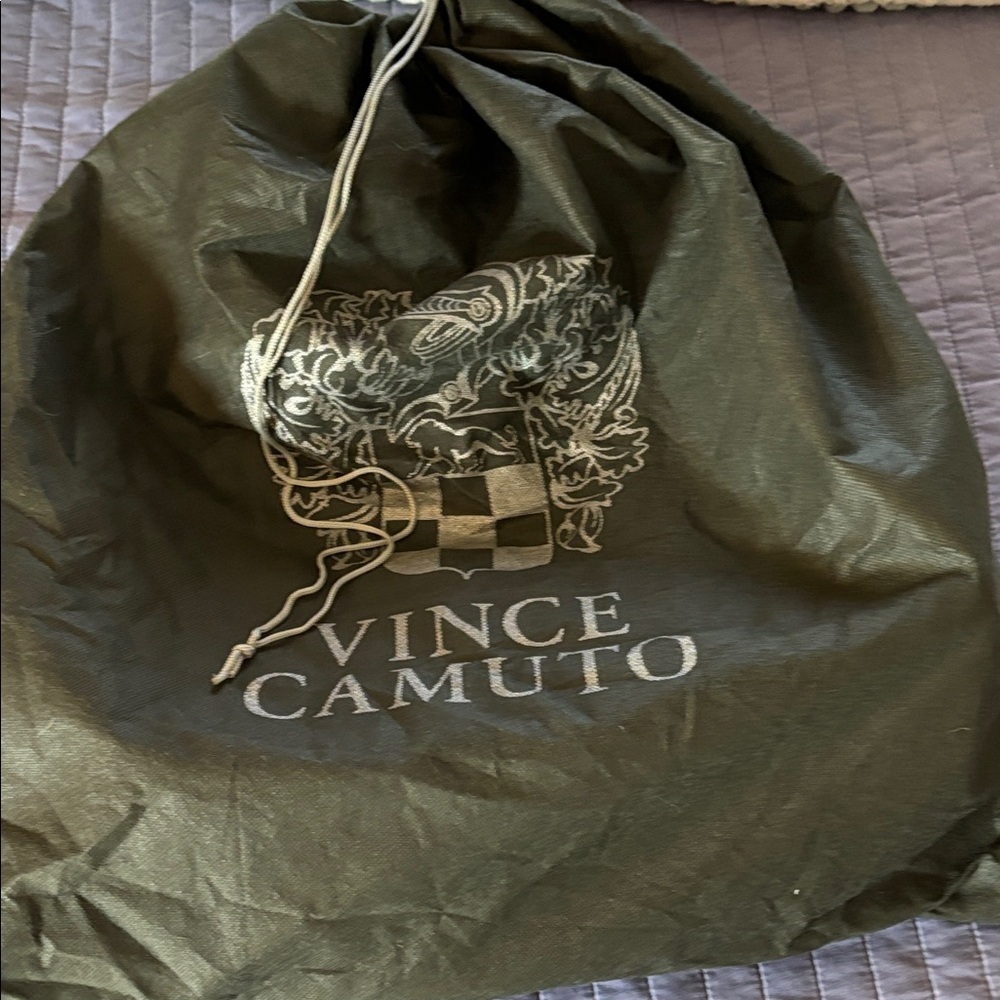 Vince Camuto Mustard Leather Shoulder Hobo Bag - Picture 12 of 12
